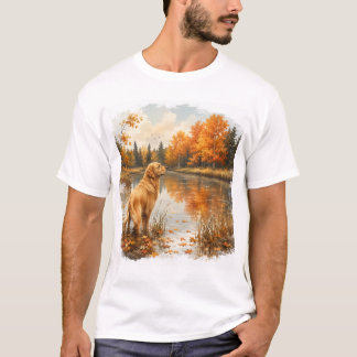 Golden Retriever Husdjursälskare Design T Shirt