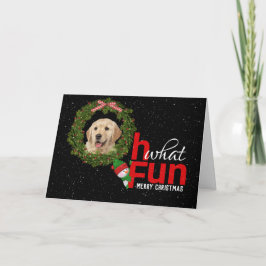 Golden Retriever i helgdag Kort