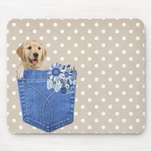 Golden Retriever i Jean Pocket Musmatta