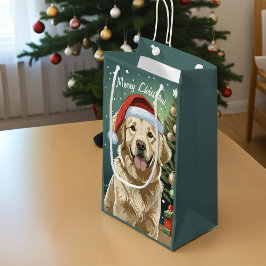 Golden Retriever i tomten