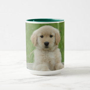 Golden Retriever i Tvättat bäcken Mugg