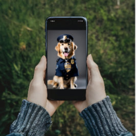 Golden Retriever i Uniform Poster