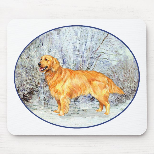 Golden Retriever i Wintertime Musmatta (Framsidan)