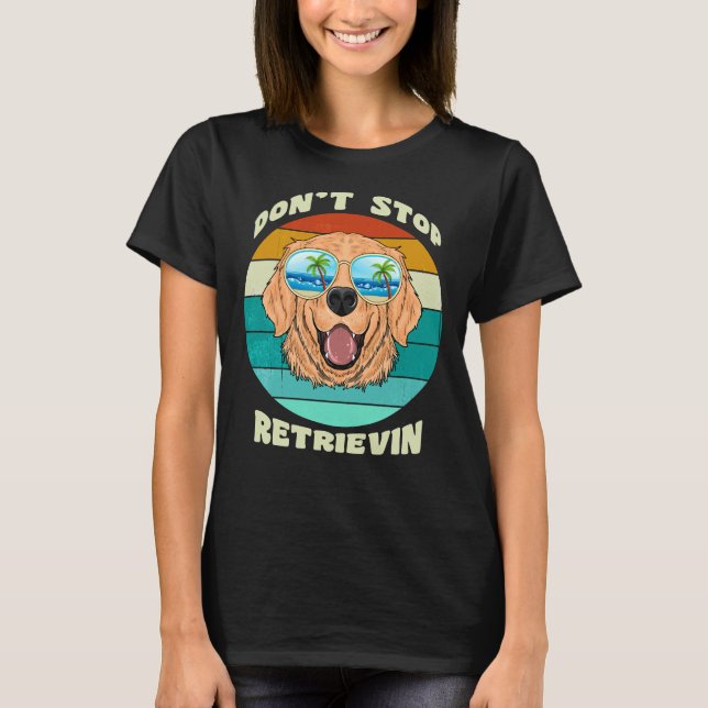 Golden Retriever Idea T Shirt (Framsida)