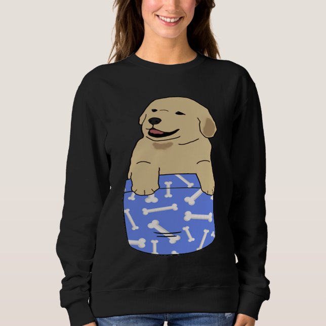 Golden Retriever in my Pocket T Shirt (Framsida)