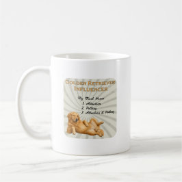 Golden Retriever Influencer måste ha Kaffemugg