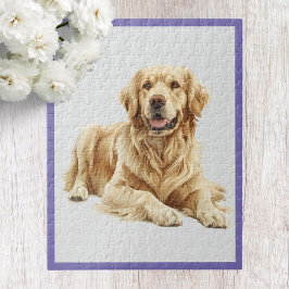 Golden Retriever Jigszle Puzzle Pussel