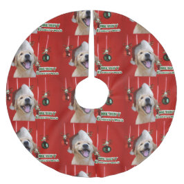 Golden Retriever-jul Julgransmatta Borstad Polyester