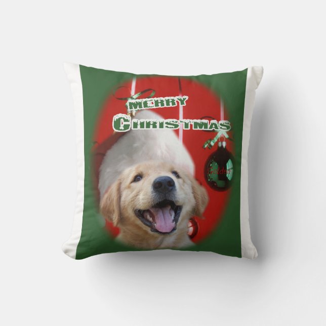 Golden Retriever-jul Kudde (Framsida)