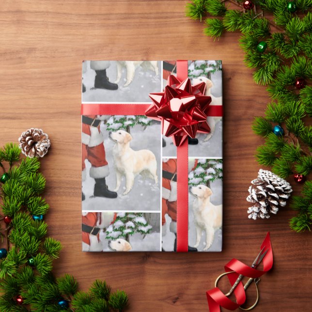 Golden Retriever-jul Presentpapper (Julgåva)