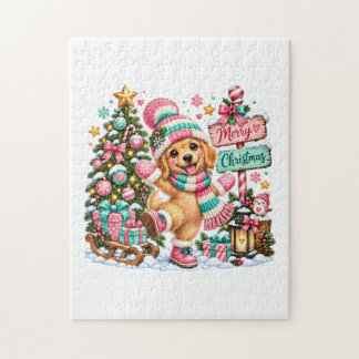 Golden Retriever jul Pussel