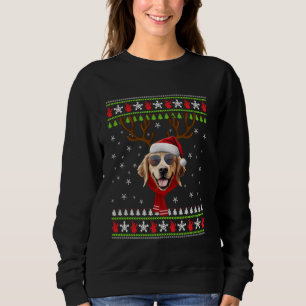 Golden Retriever jul Ugly Sweater Julafton Famil T Shirt