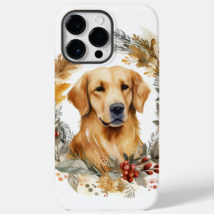 Golden Retriever jul Utandning Festive Valp