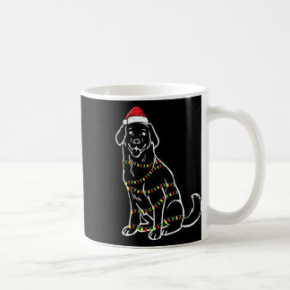 Golden Retriever Julgran Ljus X-mas Cute Kaffemugg
