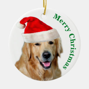 Golden Retriever Julgransprydnad Keramik