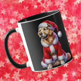 Golden Retriever-julkaffe Mugg