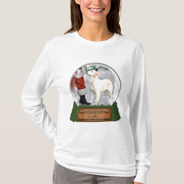 Golden Retriever-julklappar T Shirt (Framsida)