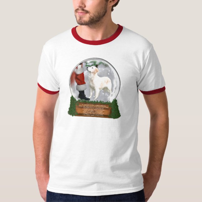 Golden Retriever-julklappar Tee Shirt (Framsida)