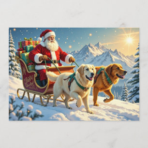 Golden Retriever Julkort