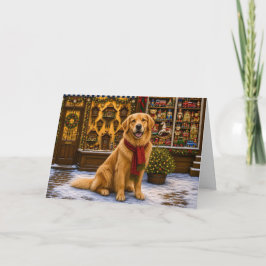 Golden Retriever Julkort Helgkort
