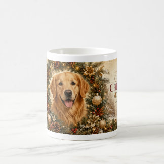 Golden Retriever Julmugg | Golden Jul Kaffemugg