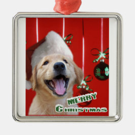 Golden Retriever-julprydnaden Julgransprydnad Metall