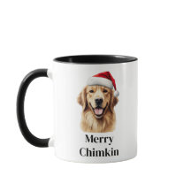 Golden Retriever jultomtehatt jul