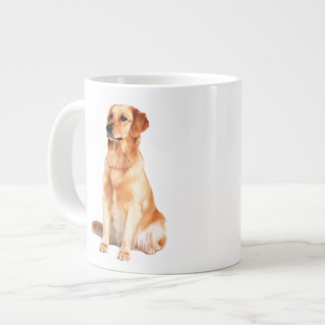 Golden Retriever Jumbo Mugg (Framsida vänster)