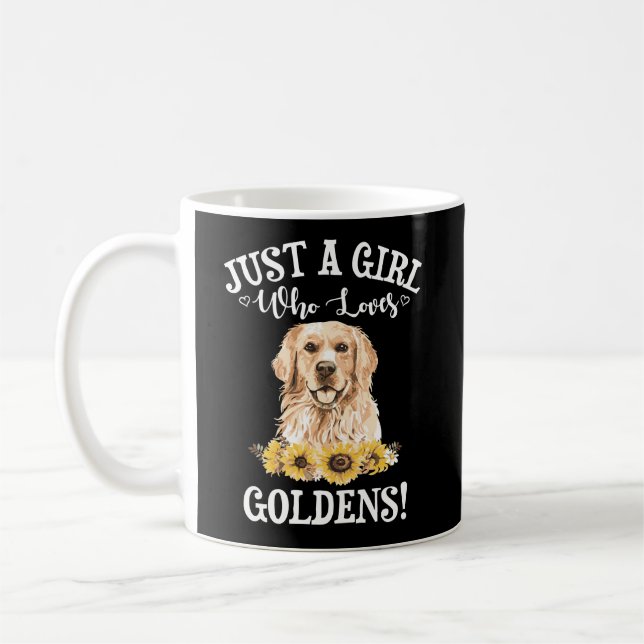 Golden Retriever Kaffemugg (Vänster)