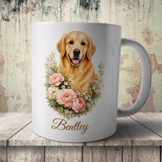Golden Retriever Kaffemugg (Skapare uppladdad)