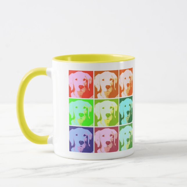 Golden Retriever Kärlek Mugg (Vänster)