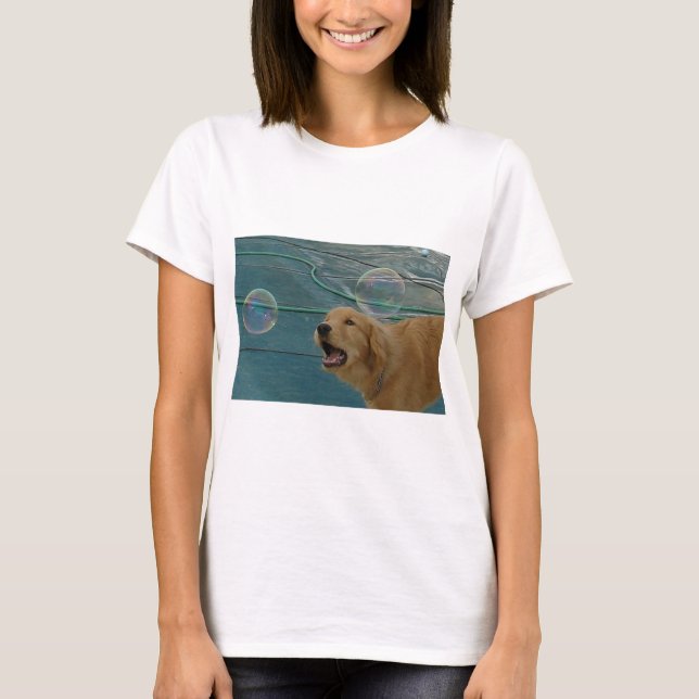 Golden Retriever Kärlek Tee (Framsida)