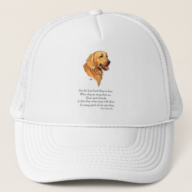 Golden Retriever Keepsaké Truckerkeps (Framsida)