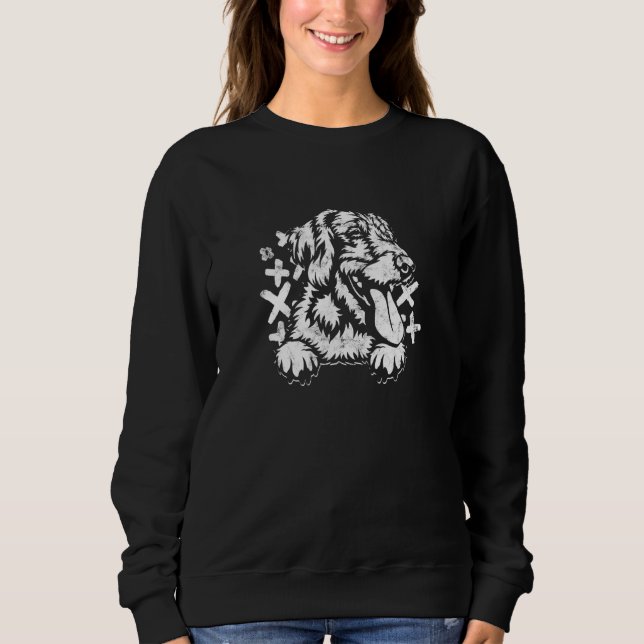 Golden Retriever kikande husdjur T Shirt (Framsida)