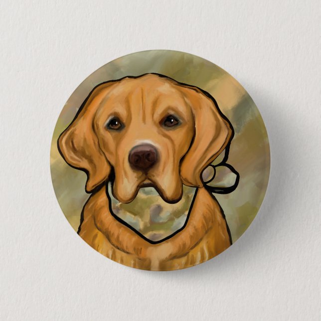 Golden Retriever Knapp (Framsida)