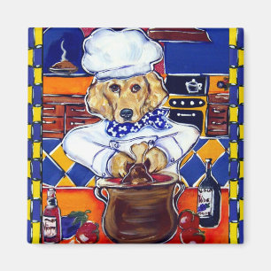 Golden Retriever-kock Magnet