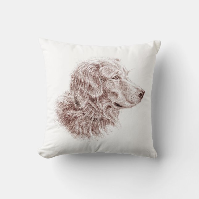 Golden Retriever Kudde (Framsida)