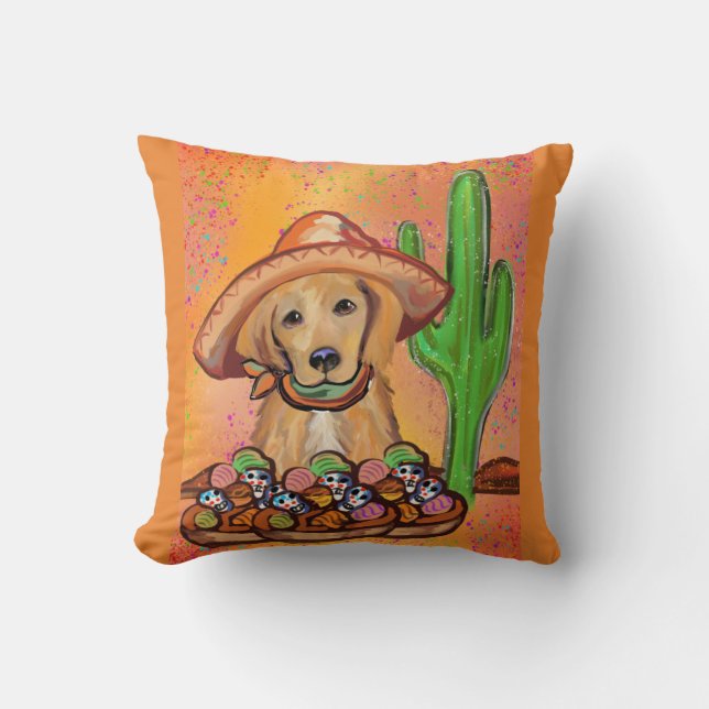 Golden Retriever Kudde (Framsida)