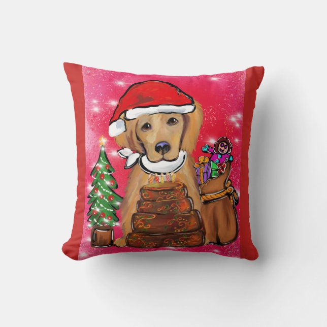 Golden Retriever Kudde (Framsida)