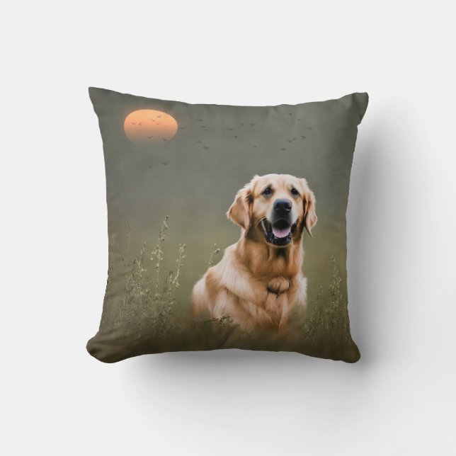 Golden Retriever Kudde (Framsida)