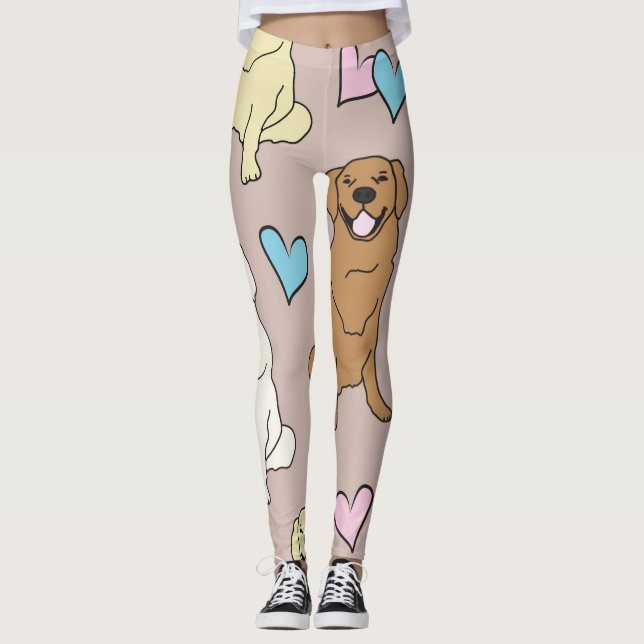 Golden Retriever leggings (Framsida)