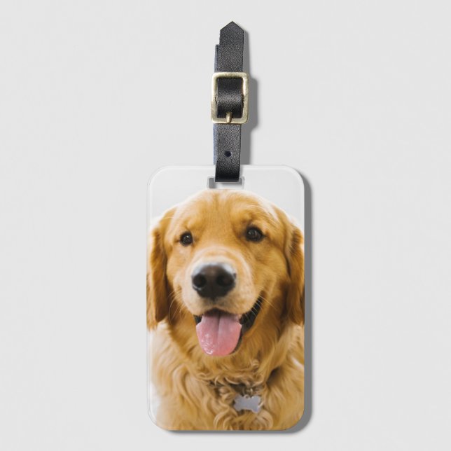Golden Retriever ler Bagagebricka (Framsida vertikal)