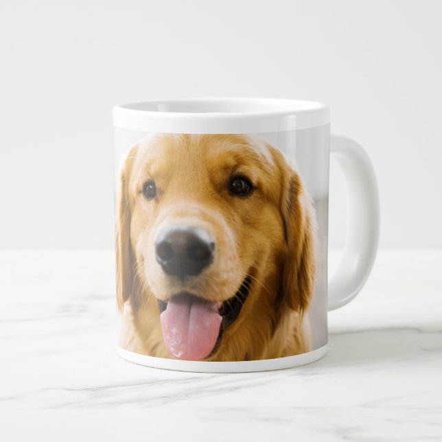 Golden Retriever ler Jumbo Mugg (Framsida höger)
