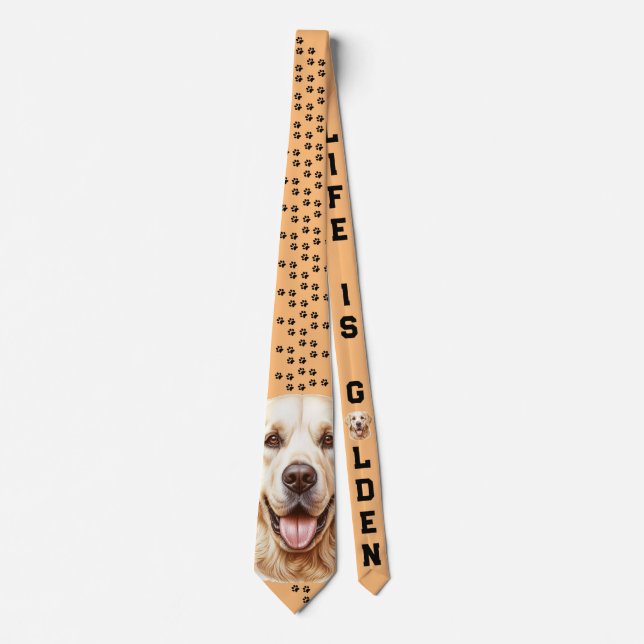 Golden Retriever 'Life is Golden' Hund Socks Slips (Framsida)