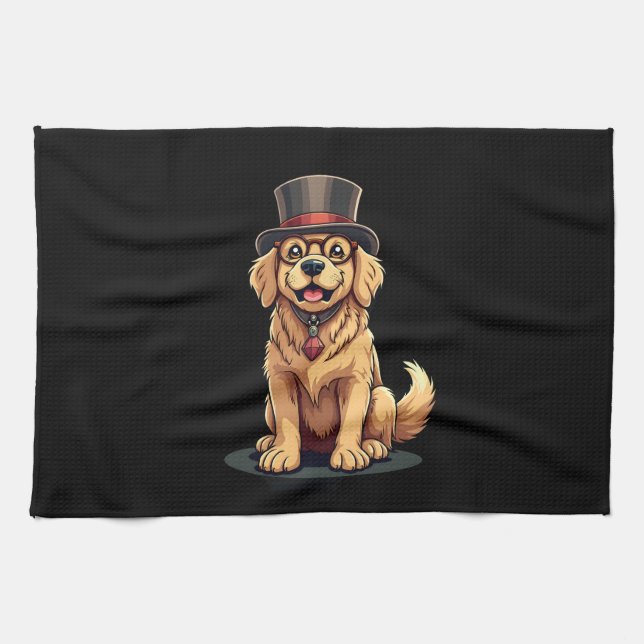 Golden Retriever Lover Dog Golden Retrievers Top H Kökshandduk (Horisontell)
