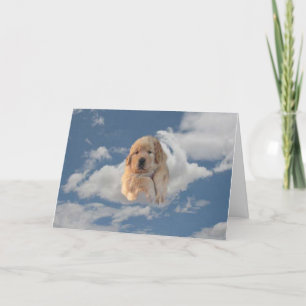 Golden Retriever Loving du är Himmelskt kort