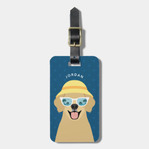 Golden Retriever Luggage Taggs Bagagebricka