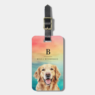 Golden Retriever Luggage Taggs Bagagebricka