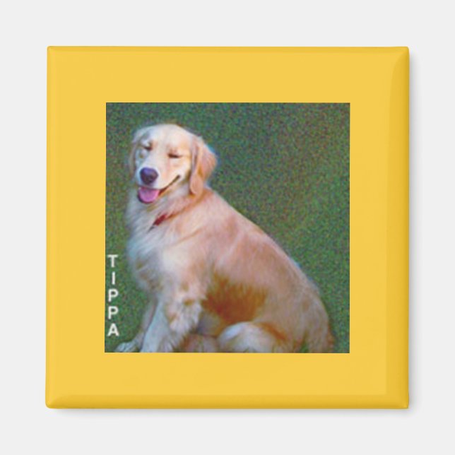Golden Retriever Magnet (Framsidan)