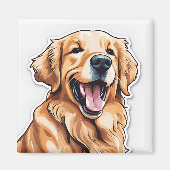Golden Retriever  Magnet (Framsidan)